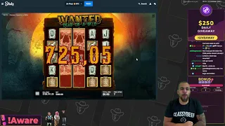 120K+ BIG WIN ON WANTED DEAD OR A WILD SLOT