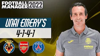 UNAI EMERY'S RESILIENT 4-1-4-1 FM22 TACTICS (0.21 XG CONCEDED)| Football Manager 2022