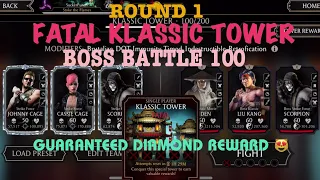 Fatal Klassic Tower Boss Battle 100+Guaranteed Diamond Reward | Round 1| MK Mobile Gaming