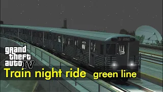 A/8 (Green) Line Subway Train Night Ride - The GTA IV Tourist