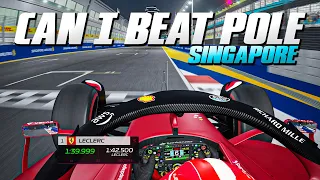 F1 2022 Singapore GP: CAN I BEAT THE POLE LAP?