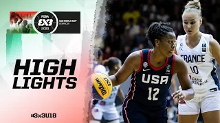 France  🇫🇷 vs USA 🇺🇸 | Women Final  | Highlights | FIBA 3x3 U18 World Cup 2023
