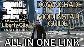 GTA IV Downgrade and Full Mod Install Guide 2023 (ALL IN ONE LINK WITH OPENIV)