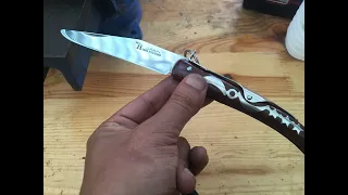 Nettoyage-Affûtage couteau OKAPI - Cleaning-Sharpening OKAPI Knife - تنظيف وشحذ سكين أوكابي