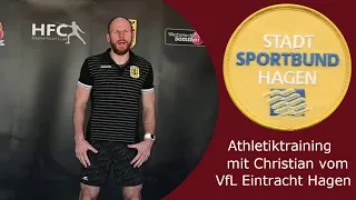 Athletiktrainig mit Christian vom VfL Eintracht Hagen e.V.
