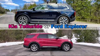 Comparing the 2020 Ford Explorer to the 2020 Kia Telluride