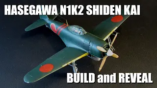 1/72 Hasegawa Kawanishi N1K2 Shiden Kai build and reveal + how to fix frosting varnish