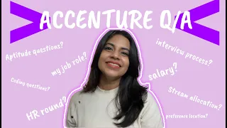 ACCENTURE Q&A ❤  | WATCH THIS VIDEO BEFORE ATTENDING ACCENTURE INTERVIEW !  ACCENTURE FRESHERS GUIDE