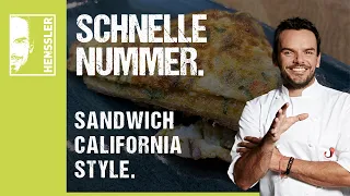 Schhnelles Sandwich "California Style" Rezept von Steffen Henssler