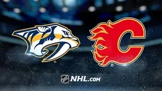 Ellis' goals, Saros' 32 saves lead Preds past Flames