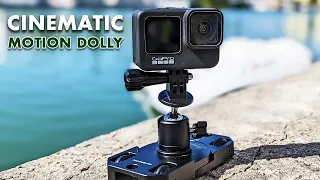 Compact CINEMATIC Dolly for GoPro Action Camera & iPhone Filmmakers!