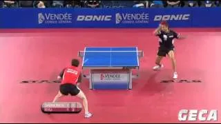 Vladimir Samsonov vs Ryu Seung Min[Euro-Asia All Stars 2012]