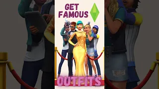 Get Famous Outfits #shorts #ts4 #sims4