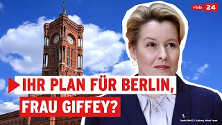 Ihr Plan für Berlin, Frau Giffey?