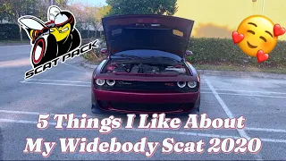 5 Things I Like About My 2020 Widebody Scatpack #mopar #musclecar