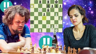 Perfect chess game 20 | Magnus Carlsen vs Tania Sachdev 9