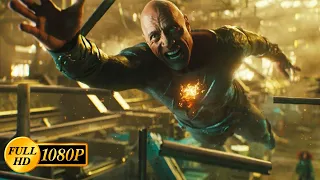 Dwayne Johnson and the Justice Society of America fight a terrorist organization / Black Adam (2022)