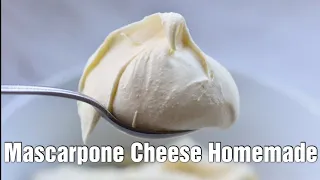 Mascarpone Cheese Homemade | How to make Mascarpone Cheese