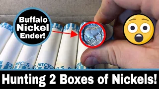 Buffalo Ender!  Hunting 2 Boxes of Nickels!