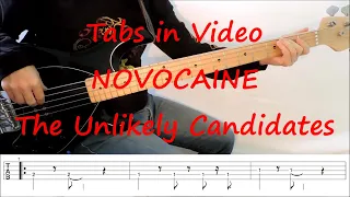 The Unlikely Candidates - Novocaine (BASS TABS - SCORE - LINE - COVER)