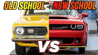 Dodge SRT Demon vs 1968 Barracuda | Old School vs New School DRAG RACE