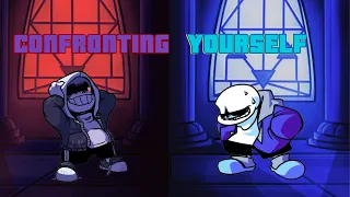 FNF Confronting Yourself (Final Zone) but Dust Sans vs Sans