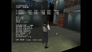 Tomorrow Never Dies (PS1) - Bullet holes in the air (480p)