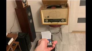 Радиола Сакта, 1964 г.в. с функцией блютуз, флеш накопитель, ФМ радио