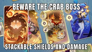 Crab Emperor Is Strong Enough To 1v3 The Entire Enemy Team! | Genshin TCG