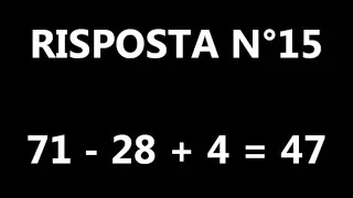 Test dei Numeri | Calcolo Mentale e le Quattro Operazioni