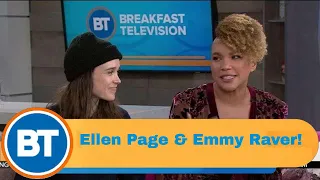 Ellen Page & Emmy Raver-Lampman are here! (Stars of the Umbrella Academy)