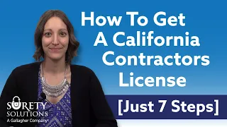 How to get a California Contractors License [In Just 7 Steps]
