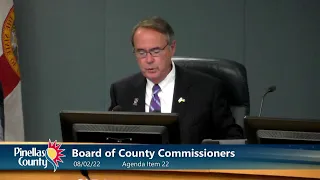 Board of County Commissioners Regular Meeting  8-2-22