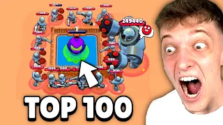 100 BRAWL STARS MYTHEN IN 1 VIDEO TESTEN! 😲