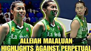 ALLEIAH MALALUAN HIGHLIGHTS IN SHAKEY'S SUPER LEAGUE!