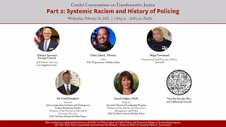 Candid Conversations on Transformative Justice: Part 2 - Systemic Racism and History of Policing