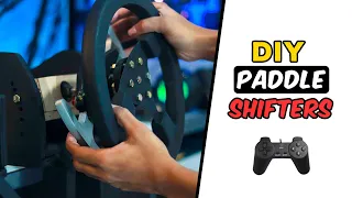 DIY Paddle Shifters & ( New Steering wheel) | in Game consol | sim racing