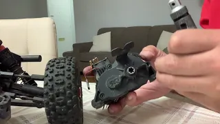 arrma typhon 3s how too Install new motor 3 s too 4s 2400 kv