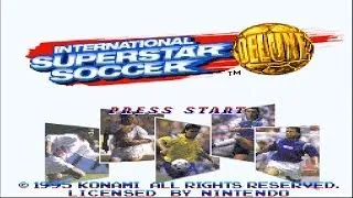 1995 International SuperStar Soccer DELUXE Intro (SNES)