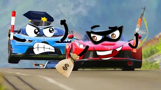 UNSTOPPABLE | Epic Doodles Drive Police Chase | Doodland Funny Animated Short Film | Woa Doodland