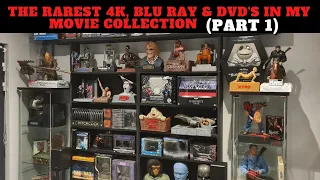 The Rarest 4k, Blu Ray & Dvd's In My Movie Collection. (Part 1)