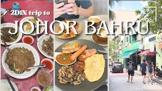 Johor Bahru vlog 🇲🇾 2D1N food trip 🦐🦑🥘 light and furniture shopping 💡🪑