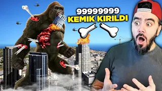 BÜYÜK KING KONG'UN KEMIKLERINI KIRDIM - GTA 5 MODS