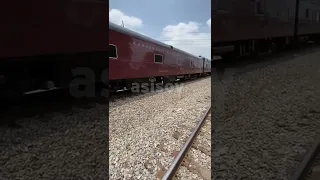 Último recorrido de tren de vapor de pasajeros en Monterrey