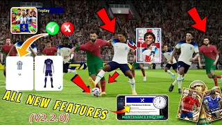 All New Changes & Game Features in eFootball 2023 Mobile v2.2.0 Update