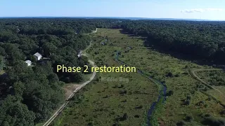 Coonamessett River Restoration from above