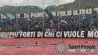 "E la Cavese siamo solamente noi...", tifo blufoncè contro Portici, 2021/22
