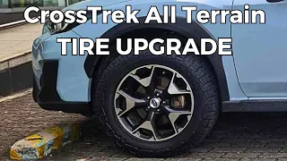 Crosstrek All Terrain Tire Upgrade