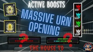 TIME TO OPEN SOME URNS!! 2X SHINY LUCK PLZ!!!! - The House TD Roblox