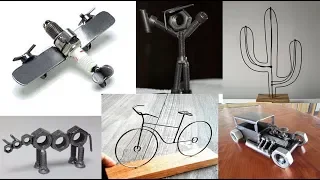 Reciclaje Ideas Metales Parte 2 / Tornillos / Cubiertos / Herraduras / Tuercas